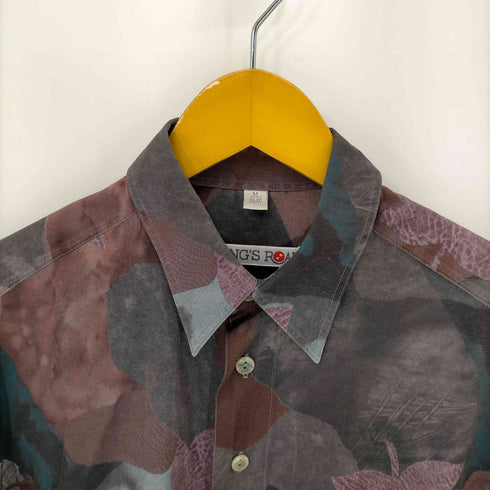 {KING'S ROAD} 総柄 L/Sシャツ メンズ import:M