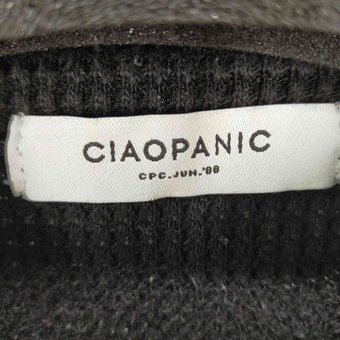 チャオパニック Ciaopanic ラウンドカットL/Sサーマルカットソー ワッフル メンズ JPN:M