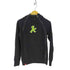 AMPELMANN アンペルマン ロゴワッペンジップパーカー ダイアゴナル 変形ジップ メンズ import:S