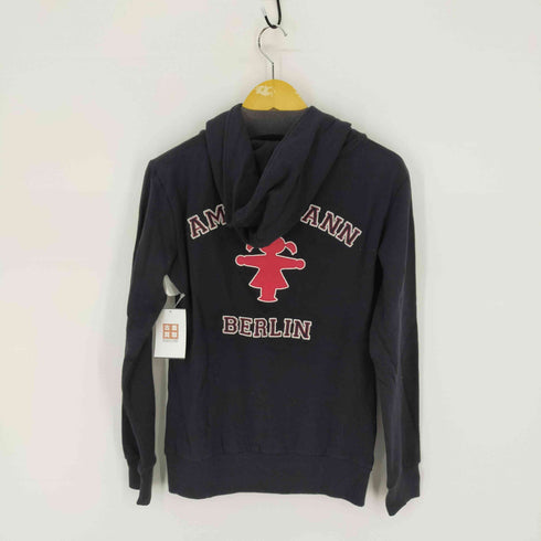 AMPELMANN アンペルマン ロゴワッペンジップパーカー ダイアゴナル 変形ジップ メンズ import:S