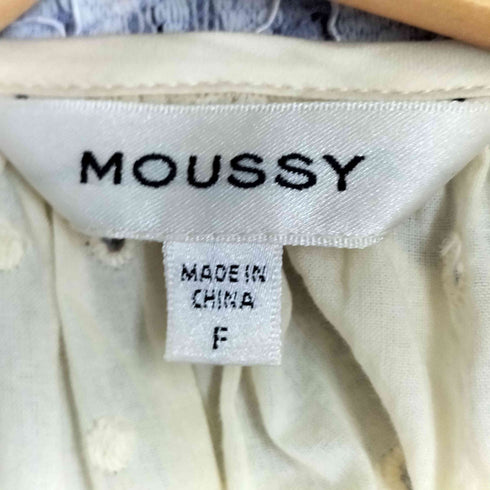 マウジー moussy EYELET PUFF BLOUSE レディース FREE