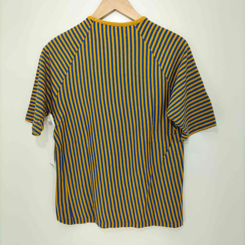 フルーツオブザルーム FRUIT OF THE LOOM シングルステッチ ストライプラグランポケットTシャツ レディース import:M