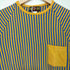 フルーツオブザルーム FRUIT OF THE LOOM シングルステッチ ストライプラグランポケットTシャツ レディース import:M