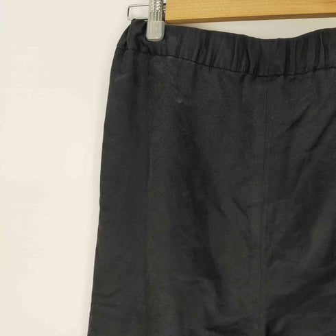マチュアリー maturely 17AW サイドラインサテンライクワイドパンツ レディース