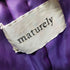 マチュアリー maturely 17AW サイドラインサテンライクワイドパンツ レディース