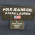 ポロジーンズカンパニーラルフローレン POLO JEANS COMPANY RALPH LAUREN ラメ ロゴプリント Vネック 半袖Tシャツ レディース import:L