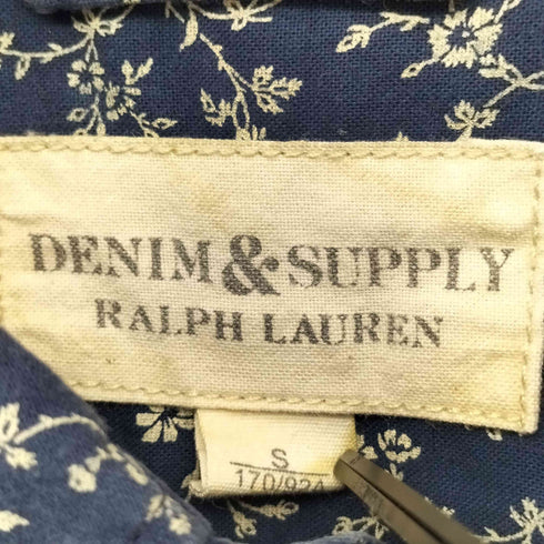 デニムアンドサプライ ラルフローレン DENIM & SUPPLY RALPH LAUREN 総柄 ボタンダウン シャツ メンズ JPN:S 170/92A