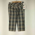 バーバリーブルーレーベル BURBERRY BLUE LABEL チェック 7分丈パンツ レディース EUR:38