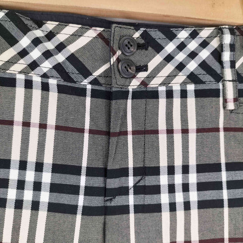 バーバリーブルーレーベル BURBERRY BLUE LABEL チェック 7分丈パンツ レディース EUR:38