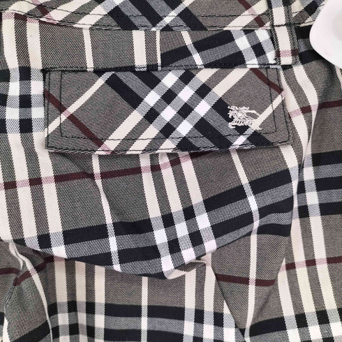 バーバリーブルーレーベル BURBERRY BLUE LABEL チェック 7分丈パンツ レディース EUR:38