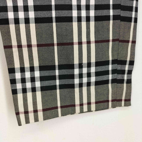 バーバリーブルーレーベル BURBERRY BLUE LABEL チェック 7分丈パンツ レディース EUR:38