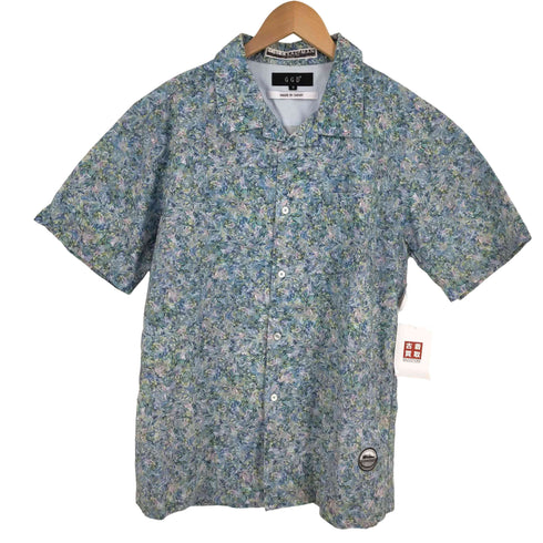 ジージーディー GGD 日本製 ペイント柄 オープンカラーシャツ メンズ JPN:3