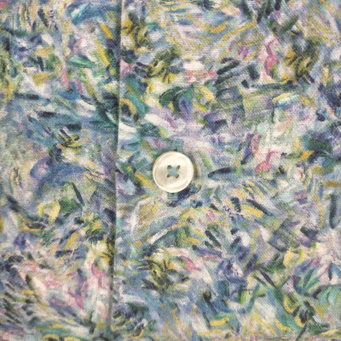 ジージーディー GGD 日本製 ペイント柄 オープンカラーシャツ メンズ JPN:3