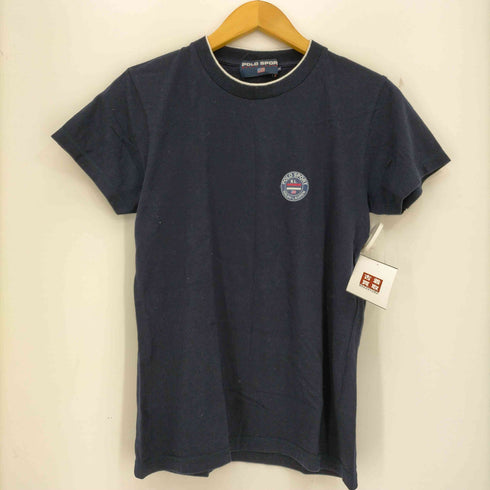 ポロスポーツラルフローレン POLO SPORT RALPH LAUREN リブネック プリント 半袖Tシャツ レディース import:M