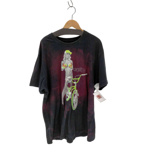 UNIT RIDERS プリントクルーネックTシャツ メンズ