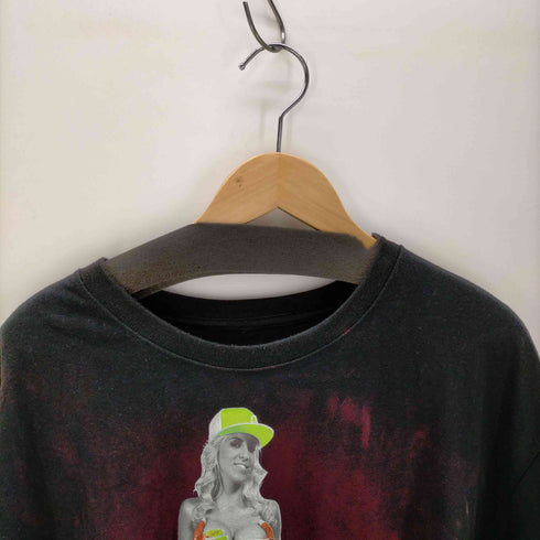 UNIT RIDERS プリントクルーネックTシャツ メンズ