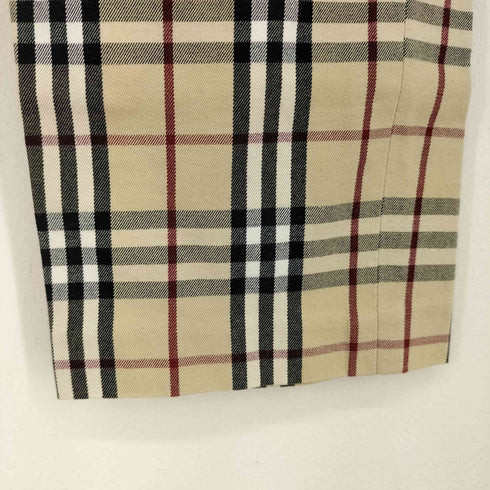 バーバリーブルーレーベル BURBERRY BLUE LABEL ノバチェック 7分丈パンツ レディース EUR:38