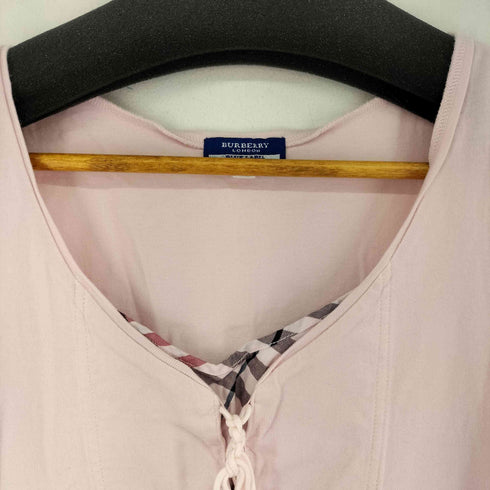 バーバリーブルーレーベル BURBERRY BLUE LABEL レースアップ タンクトップ レディース EUR:38