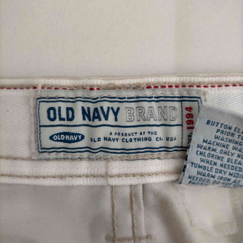 オールドネイビー OLD NAVY MADE IN LESOTHO フロント刺繍 ストレートチノスラックス メンズ 16 REGULAR
