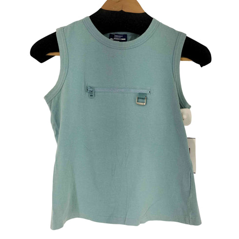 バーバリーブルーレーベル BURBERRY BLUE LABEL フロントジップ タンクトップ レディース EUR:38