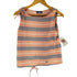 バーバリーブルーレーベル BURBERRY BLUE LABEL ボーダー タンクトップ ドローコード付き レディース EUR:38