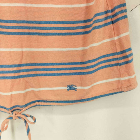 バーバリーブルーレーベル BURBERRY BLUE LABEL ボーダー タンクトップ ドローコード付き レディース EUR:38