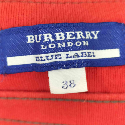 バーバリーブルーレーベル BURBERRY BLUE LABEL S/S Tシャツ レディース EUR:38