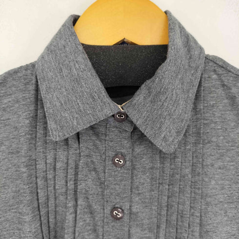 バーバリーブルーレーベル BURBERRY BLUE LABEL センタープリーツ S/Sワンピース レディース EUR:38