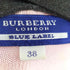 バーバリーブルーレーベル BURBERRY BLUE LABEL ロゴ刺繍 コットンカーディガン レディース JPN:M