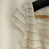 バーバリーブルーレーベル BURBERRY BLUE LABEL ボーダー フロントプリント S/S Tシャツ サイドシャーリング レディース EUR:38