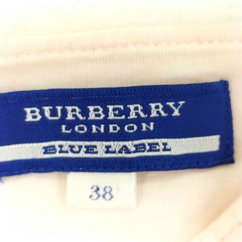 バーバリーブルーレーベル BURBERRY BLUE LABEL ショルダーチェック タンクトップ レディース EUR:38