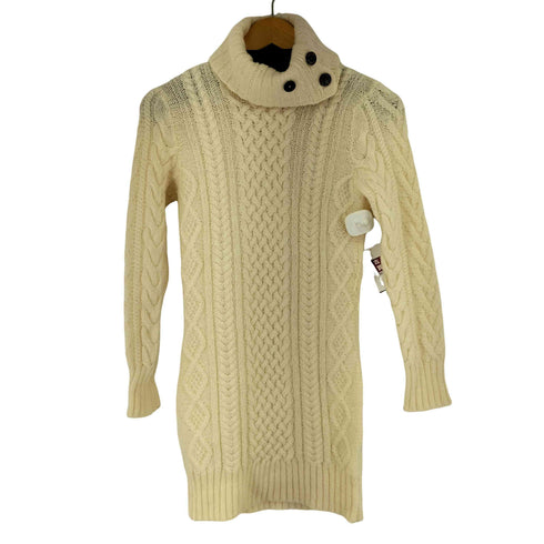 バーバリーブルーレーベル BURBERRY BLUE LABEL ケーブルニットハイネックワンピ-ス レディース EUR:38