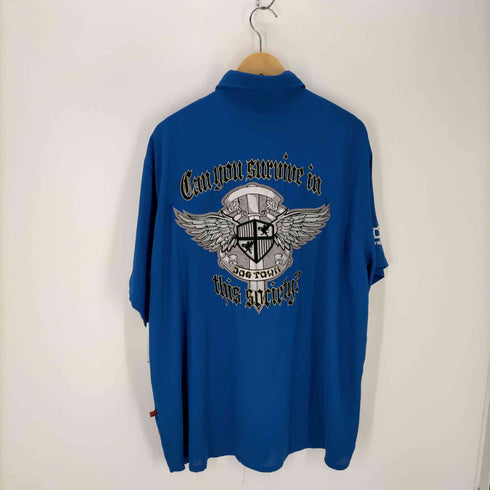 ドッグタウン DOG TOWN ワッペン ポリエステル地 半袖シャツ メンズ import:XL