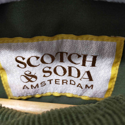 スコッチアンドソーダ SCOTCH&SODA AMSTERDAM スイングトップ 裏地ストライプ 襟コーデュロイ メンズ import:M