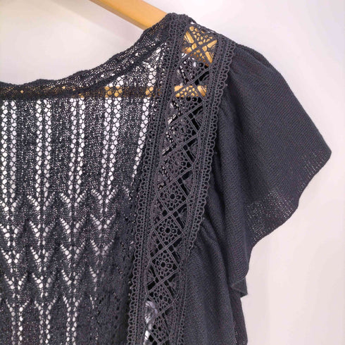 ザラ ZARA レースデザイン トップス レディース import:L