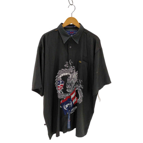 ファットファーム PHAT FARM ドラゴンデザイン 半袖シャツ B系 メンズ import:XL