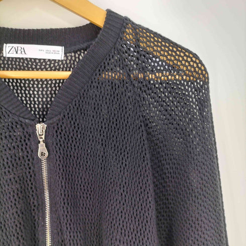 ザラ ZARA メッシュブルゾン レディース import:L