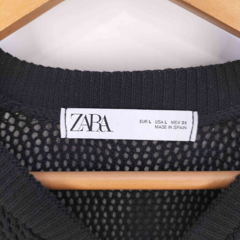ザラ ZARA メッシュブルゾン レディース import:L