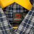 SCHHOOL OF HARD KNOCKS B系 チェック 半袖シャツ メンズ import:XL