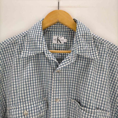 シーケーカルバンクライン ck Calvin Klein OLD チェックシャツ メンズ JPN:L
