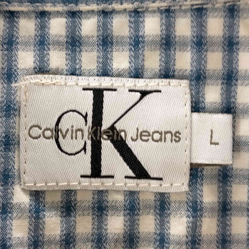 シーケーカルバンクライン ck Calvin Klein OLD チェックシャツ メンズ JPN:L