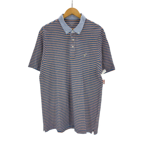 ランズエンド LANDS END ボーダーポロシャツ メンズ JPN:XL