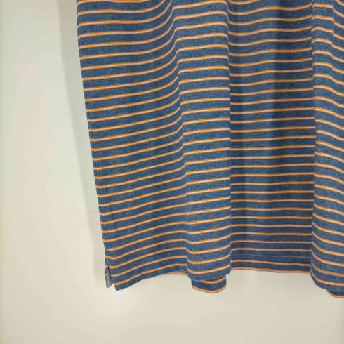 ランズエンド LANDS END ボーダーポロシャツ メンズ JPN:XL