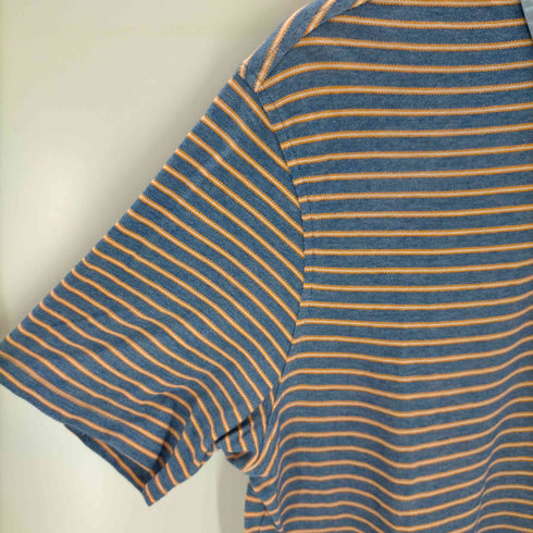 ランズエンド LANDS END ボーダーポロシャツ メンズ JPN:XL