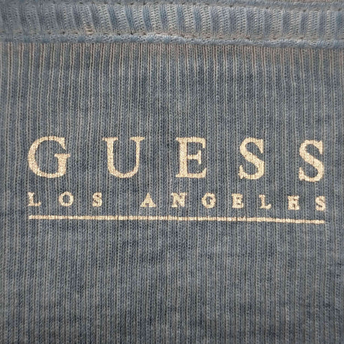 ゲス GUESS リブブイネックカットソー レディース import:S