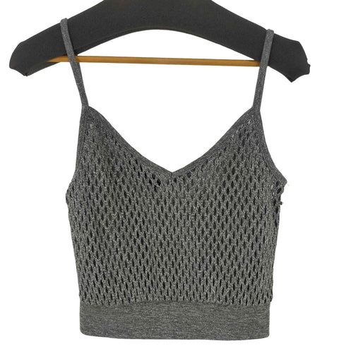 ザラ ZARA クロップドメッシュラメニットキャミソール レディース JPN:S