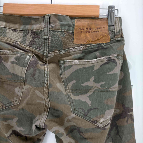 デニムアンドサプライ ラルフローレン DENIM & SUPPLY RALPH LAUREN カモフラ柄 スキニーデニム メンズ 27/30