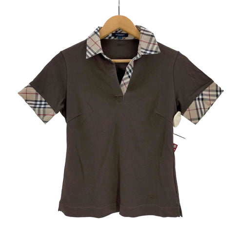 バーバリーロンドン BURBERRY LONDON スキッパーストレッチシャツ レディース JPN:1