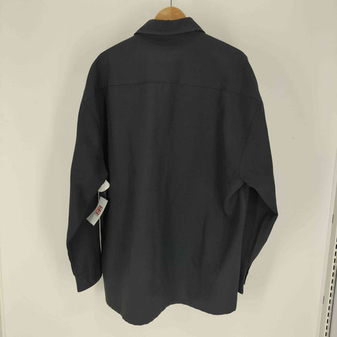 Milano Moda 比翼 ポリエステル シャツ ジャケット メンズ import:XL