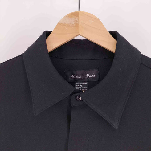 Milano Moda 比翼 ポリエステル シャツ ジャケット メンズ import:XL